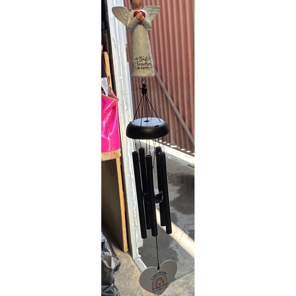 Retired But Forever a Teacher at Heart Wind‎ Chime, Teacher Gift